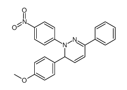 3-(4-methoxyphenyl)-2-(4-nitrophenyl)-6-phenyl-3H-pyridazine Structure