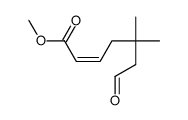 methyl 5,5-dimethyl-7-oxohept-2-enoate结构式