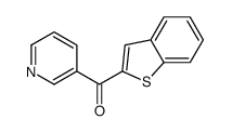 1-benzothiophen-2-yl(pyridin-3-yl)methanone结构式