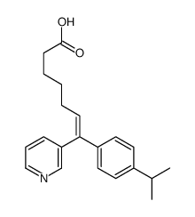7-(4-propan-2-ylphenyl)-7-pyridin-3-ylhept-6-enoic acid结构式