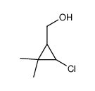 (3-chloro-2,2-dimethylcyclopropyl)methanol Structure