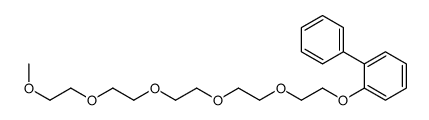 1-[2-[2-[2-[2-(2-methoxyethoxy)ethoxy]ethoxy]ethoxy]ethoxy]-2-phenylbenzene结构式