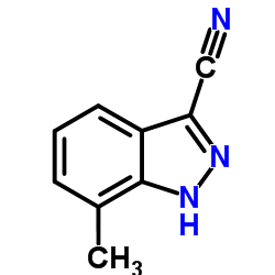 7-Methyl-1H-indazole-3-carbonitrile Structure