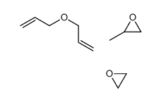 2-methyloxirane,oxirane,3-prop-2-enoxyprop-1-ene Structure