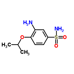 3-amino-4-(1-methylethoxy)benzenesulfonamide structure