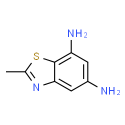 Benzothiazole, 5,7-diamino-2-methyl- (7CI) picture