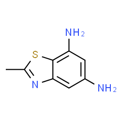 Benzothiazole, 5,7-diamino-2-methyl- (7CI)结构式