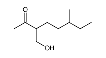 2-Octanone, 3-(hydroxymethyl)-6-methyl Structure