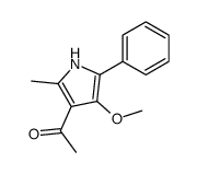 1-(4-methoxy-2-methyl-5-phenyl-1H-pyrrol-3-yl)ethanone Structure