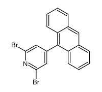 4-anthracen-9-yl-2,6-dibromopyridine结构式
