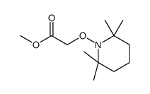 methyl 2-(2,2,6,6-tetramethylpiperidin-1-yl)oxyacetate Structure