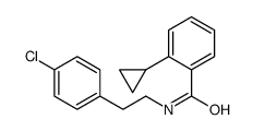 N-[2-(4-chlorophenyl)ethyl]-2-cyclopropylbenzamide结构式