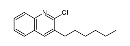 Quinoline, 2-chloro-3-hexyl Structure