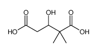 Pentanedioic acid, 3-hydroxy-2,2-dimethyl Structure