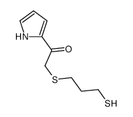 1-(1H-pyrrol-2-yl)-2-(3-sulfanylpropylsulfanyl)ethanone Structure