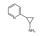 2-pyridin-2-ylcyclopropan-1-amine结构式