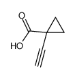 1-Ethynylcyclopropanecarboxylic acid Structure