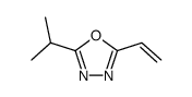 2-ethenyl-5-propan-2-yl-1,3,4-oxadiazole结构式