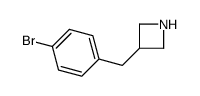 3-[(4-bromophenyl)methyl]azetidine结构式