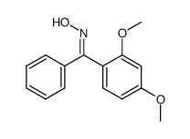 2,4-dimethoxy-benzophenone oxime Structure