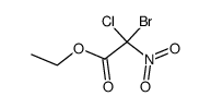 Bromochloronitroacetic acid ethyl ester结构式