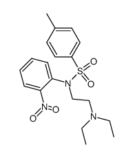 toluene-4-sulfonic acid-[N-(2-diethylamino-ethyl)-2-nitro-anilide]结构式
