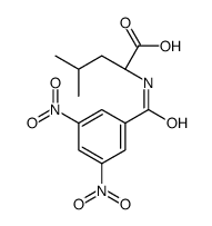 (2R)-2-[(3,5-dinitrobenzoyl)amino]-4-methylpentanoic acid Structure