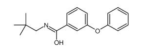 N-(2,2-dimethylpropyl)-3-phenoxybenzamide结构式