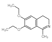 1-METHYL-6,7-DIETHOXY-3,4-DIHYDROISOQUINOLINE Structure