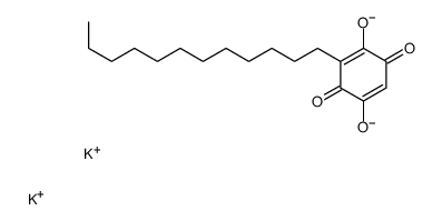 dipotassium,2-dodecyl-3,6-dioxocyclohexa-1,4-diene-1,4-diolate结构式