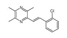 (E)-2-(2-Chlorostyryl)-3,5,6-trimethylpyrazine structure