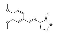 N-<3,4-Dimethoxy-benzyliden>-cycloserin结构式