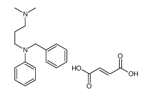 N'-benzyl-N,N-dimethyl-N'-phenylpropane-1,3-diamine,(E)-but-2-enedioic acid结构式