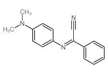 2-(4-dimethylaminophenyl)imino-2-phenyl-acetonitrile结构式