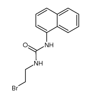 N-(2-bromo-ethyl)-N'-[1]naphthyl-urea结构式