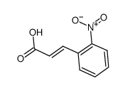 Trans-2-Nitrocinnamic Acid structure