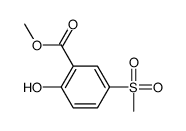 2-Hydroxy-5-methylsulfonylbenzoic acid methyl ester结构式