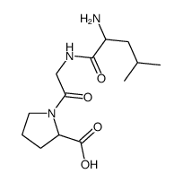 H-Leu-Gly-Pro-OH Structure