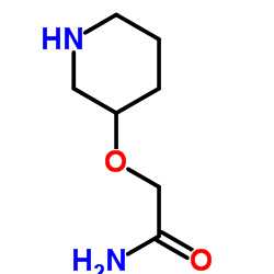 2-(piperidin-3-yloxy)acetamide结构式