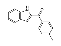 1H-Indol-2-yl(p-tolyl) ketone结构式