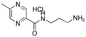 2-[(5-METHYLPYRAZINE-2-CARBONYL)AMINO]PROPYLAMINE HYDROCHLORIDE结构式