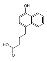 4-(4-hydroxynaphthalen-1-yl)butanoic acid结构式