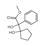 methyl 2-(1-cyclopentanol)mandelate结构式