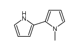 1-methyl-1H,1'H-[2,2']bipyrrolyl结构式