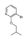 3-bromo-2-(2-methylpropoxy)pyridine结构式