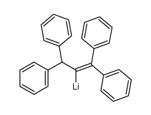 2-lithio-1,1,3,3-tetraphenylpropene Structure