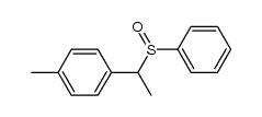 1-methyl-4-(1-(phenylsulfinyl)ethyl)benzene Structure
