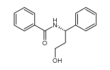 (S)-3-benzoylamino-3-phenylpropanol Structure