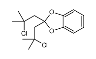 2,2-bis(2-chloro-2-methylpropyl)-1,3-benzodioxole Structure