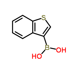 Benzothiophene-3-boronic acid structure